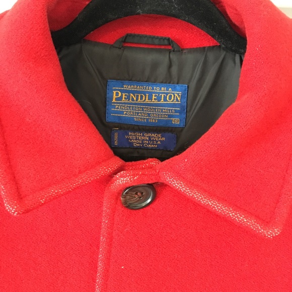 Pendleton Mens Woolen Coat Sz Md - Picture 2 of 6